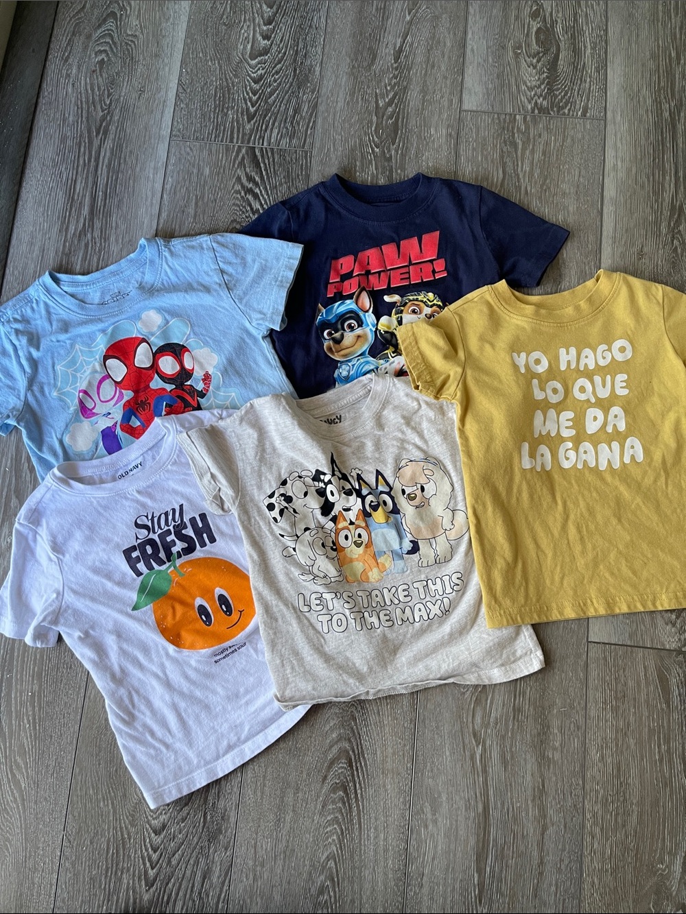 Kids Graphic Tee Pack - Assorted Colors